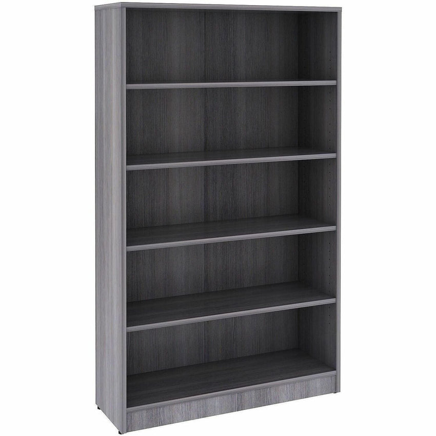 Lorell Essentials Series Laminate 5 Shelf Bookcase 36"W x 12"D x 60"H (LLR - ESS - BOOKCASE - 60H) - SchoolOutlet