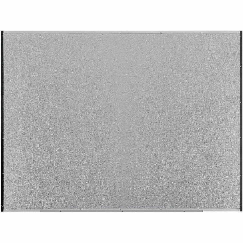 Lorell Signature Series Magnetic Porcelain Grid Markerboard Ebony and Silver Frame 48"W x 36"H (LLR - LLR69652) - SchoolOutlet