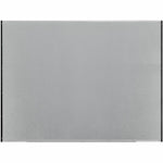 Lorell Signature Series Magnetic Porcelain Grid Markerboard Ebony and Silver Frame 48