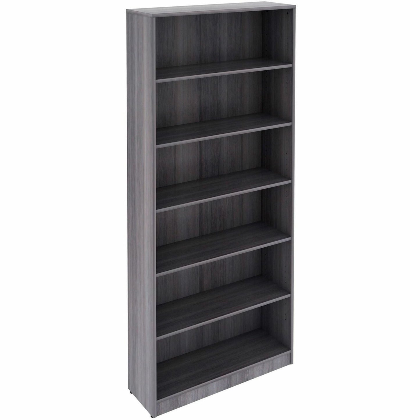 Lorell 6 - Shelf Laminate Bookcase 36"W x 12"D x 84"H Espresso (LLR - LAM - BC84 - 6S) - SchoolOutlet