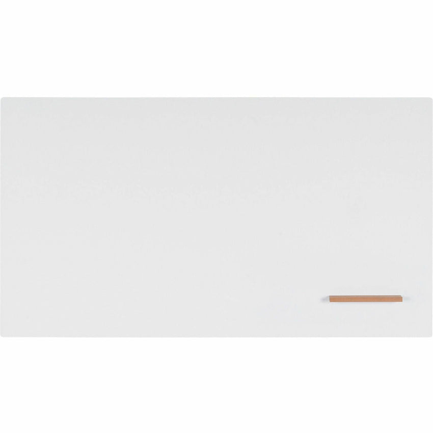 Lorell Loop Whiteboard Frameless Lacquered Steel Magnetic Surface 60"W x 36"H (LLR - LLR69670) - SchoolOutlet