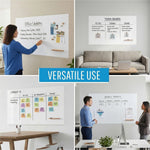 Lorell Loop Whiteboard Frameless Lacquered Steel Magnetic Surface 60