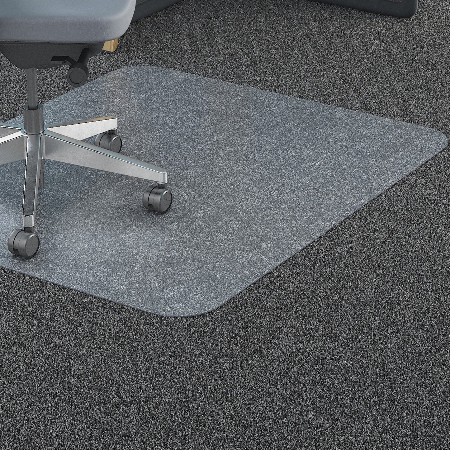 Lorell Big & Tall Polycarbonate Chairmat for Low - Pile Carpet (LLR - LLR69703) - SchoolOutlet