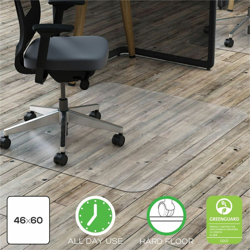 Lorell Big & Tall Polycarbonate Chairmat for Hard Floors 45" x 53" (LLR - LLR69707) - SchoolOutlet
