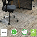 Lorell Big & Tall Polycarbonate Chairmat for Hard Floors 45