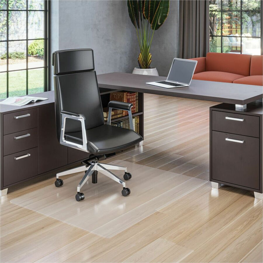 Lorell Big & Tall Polycarbonate Chairmat for Hard Floors 46" x 60" (LLR - LLR69708) - SchoolOutlet