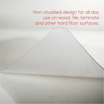 Lorell Big & Tall Polycarbonate Chairmat for Hard Floors 46