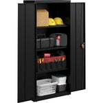 Lorell Fortress Series Slimline Storage Cabinet Steel 4 Adjustable Shelves 720 lb Capacity Locking System (LLR - LLR6983X) - SchoolOutlet