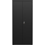 Lorell Fortress Series Slimline Storage Cabinet Steel 4 Adjustable Shelves 720 lb Capacity Locking System (LLR - LLR6983X) - SchoolOutlet