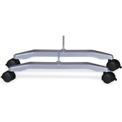Lorell Mobile T-Foot Set With Casters Panel System Accessory 2.4"W x 1.5"L x 17.8"H (LLR-LLR69898)