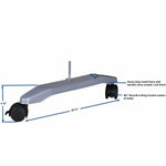 Lorell Mobile T - Foot Set With Casters Panel System Accessory 2.4
