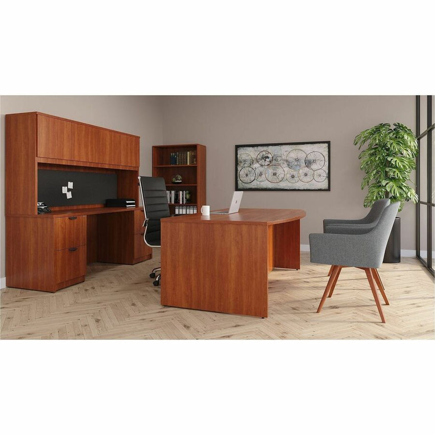 Lorell Essentials Series Architectural Fabric Hutch Tackboard 68.6"W x 0.5"D x 16.5"H (LLR - LLR69914) - SchoolOutlet