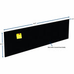 Lorell Essentials Series Architectural Fabric Hutch Tackboard 56.8