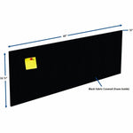 Lorell Essentials Series Architectural Fabric Hutch Tackboard 45