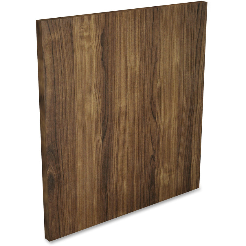 Lorell Essentials Series Wall - Mount Hutch Door Kit Walnut Wood Privacy Door (LLR - LLR69956) - SchoolOutlet