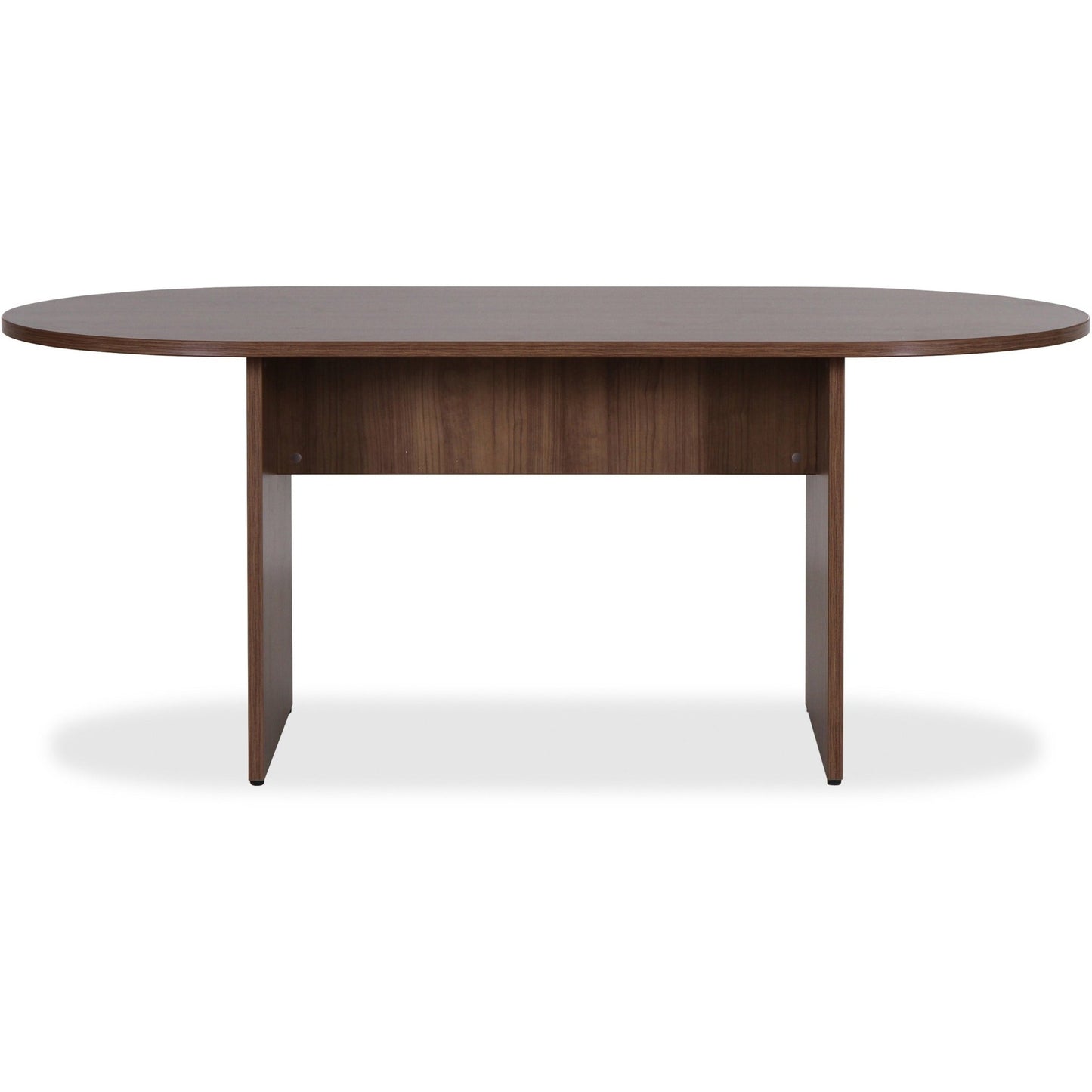 Lorell Essentials Oval Conference Table Walnut 70.9"W x 35.4"D x 29.5"H (LLR - LLR69988) - SchoolOutlet