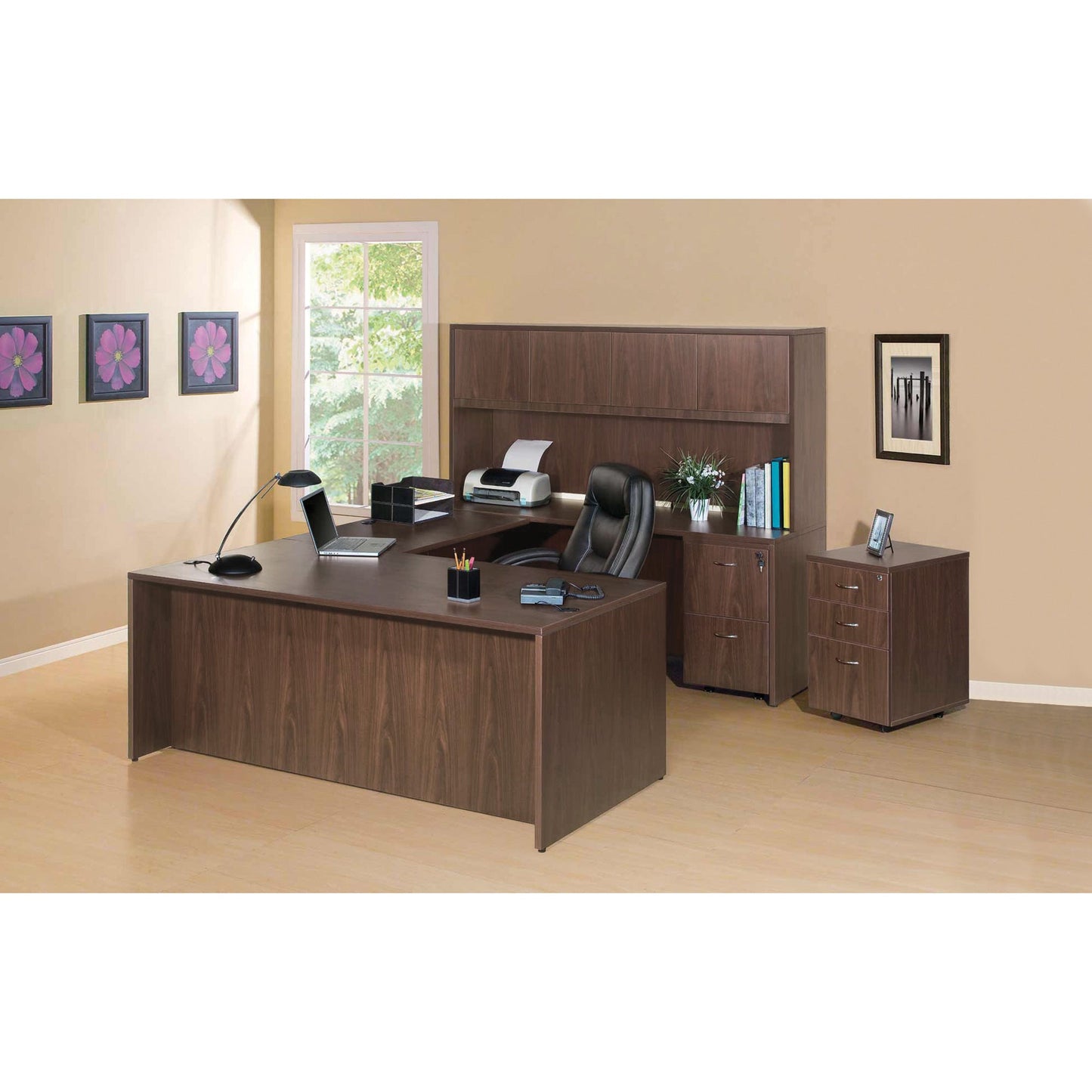 Lorell Essentials Oval Conference Table Walnut 70.9"W x 35.4"D x 29.5"H (LLR - LLR69988) - SchoolOutlet