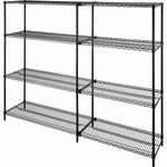 Heavy - Duty Lorell Industrial 4 - Tier Wire Shelving Unit 48