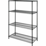 Heavy - Duty Lorell Industrial 4 - Tier Wire Shelving Unit 48
