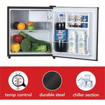 Lorell ChillCore Compact Refrigerator with Reversible Door and Chiller Section 1.6 Cubic Feet Black (LLR - LLR72311) - SchoolOutlet