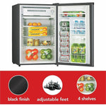 Lorell FrostNest Compact Refrigerator with Chiller Section Ice Tray and Reversible Door 3.2 Cubic Feet Black (LLR - LLR72313) - SchoolOutlet