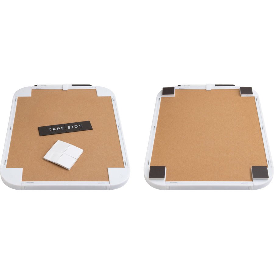 Lorell Personal Whiteboard with White Plastic Frame and Integrated Mounting Kit 11"W x 8.5"H (LLR - LLR75620) - SchoolOutlet