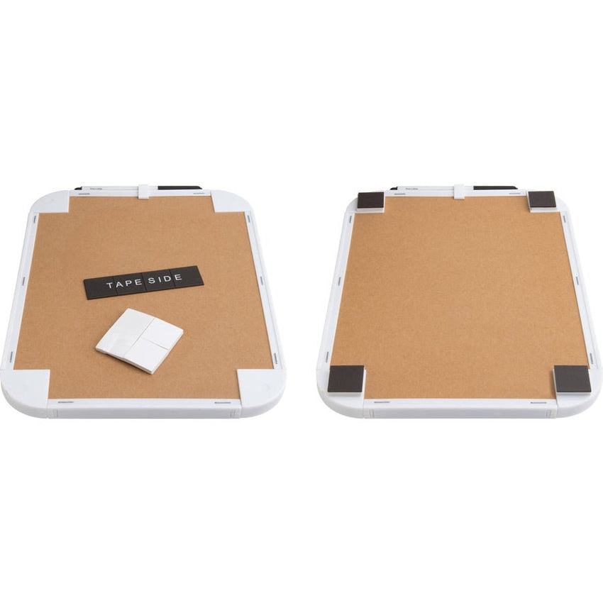 Lorell Personal Whiteboard with White Plastic Frame and Integrated Mounting Kit 11"W x 8.5"H (LLR - LLR75620) - SchoolOutlet