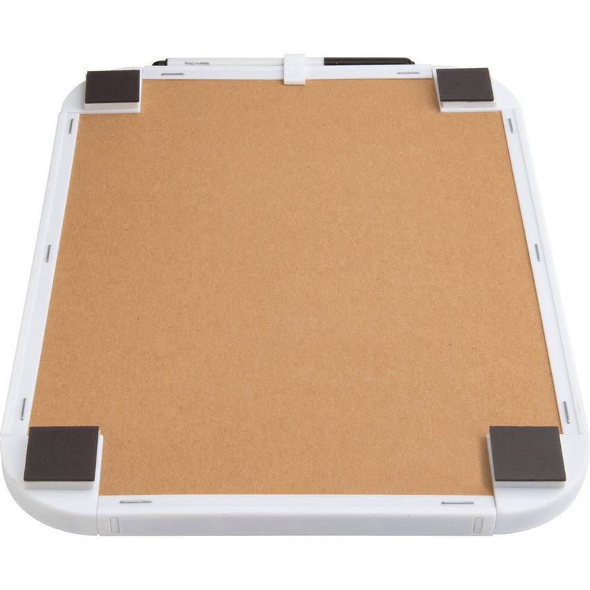 Lorell Personal Whiteboard with White Plastic Frame and Integrated Mounting Kit 11"W x 8.5"H (LLR - LLR75620) - SchoolOutlet