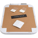 Lorell Personal Whiteboard with White Plastic Frame and Integrated Mounting Kit 11