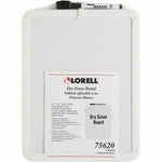Lorell Personal Whiteboards White Plastic Frame with Magnetic Strips 11