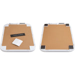 Lorell Personal Whiteboards White Plastic Frame with Magnetic Strips 11
