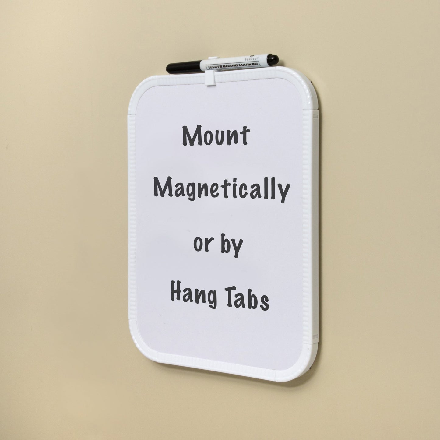 Lorell Personal Whiteboards White Plastic Frame with Magnetic Strips 11"W x 8.5"H 6 Boards/Bundle (LLR - LLR75620BD) - SchoolOutlet