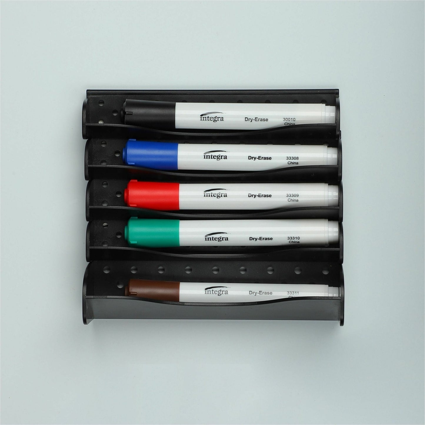 Lorell Magnetic Dry - Erase Marker Holder With 5 Compartments (LLR - LLR75625) - SchoolOutlet
