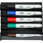 Lorell Magnetic Dry - Erase Marker Holder With 5 Compartments (LLR - LLR75625) - SchoolOutlet