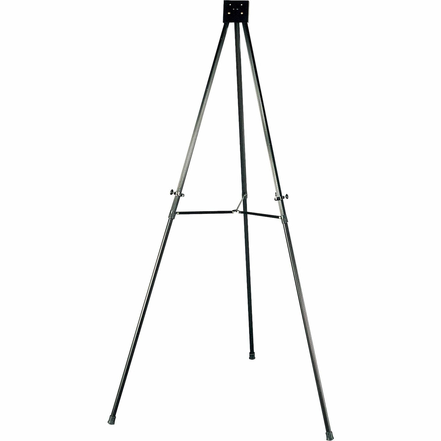 Lorell Telescoping Aluminum Presentation Easel with Twist - Lock Legs and Black Frame 34"W x 66"H (LLR - LLR75683) - SchoolOutlet