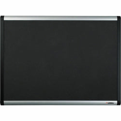 Lorell Mesh Bulletin Board with Fabric Surface and Black Anodized Aluminum Frame 48"W x 36"H (LLR-LLR75696)