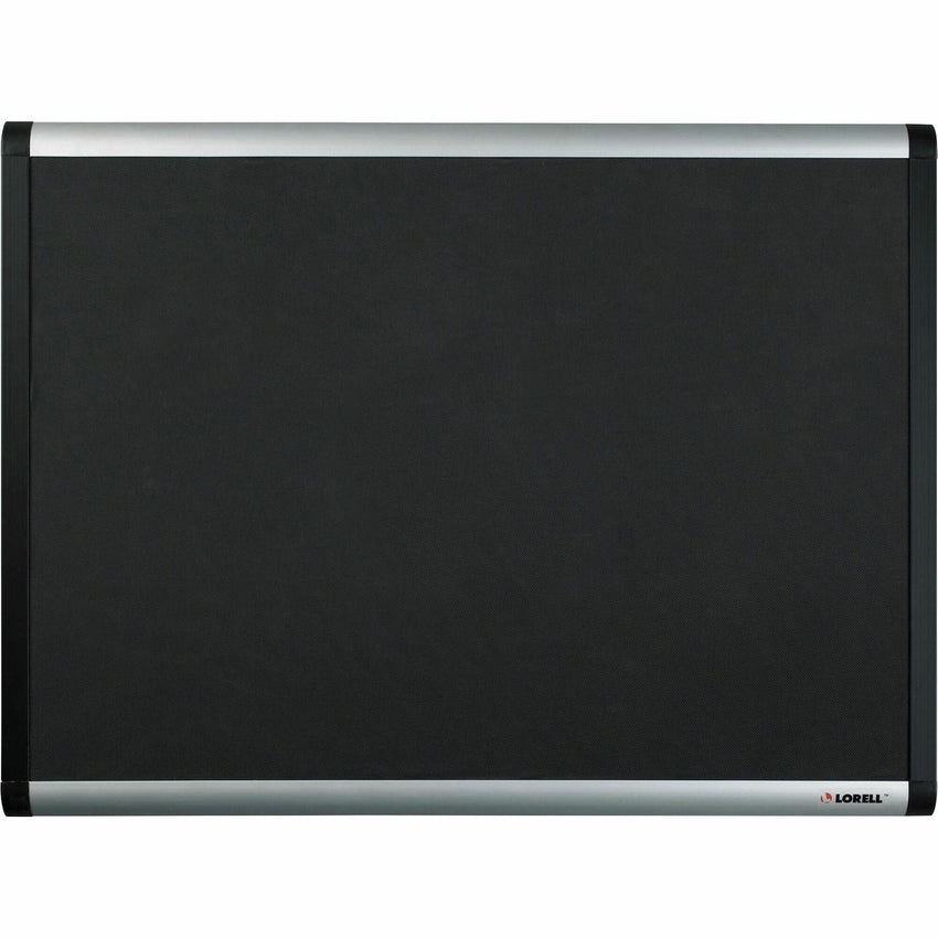 Lorell Mesh Bulletin Board with Fabric Surface and Black Anodized Aluminum Frame 48"W x 36"H (LLR - LLR75696) - SchoolOutlet