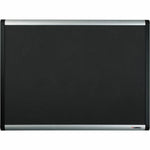 Lorell Mesh Bulletin Board with Fabric Surface and Black Anodized Aluminum Frame 48