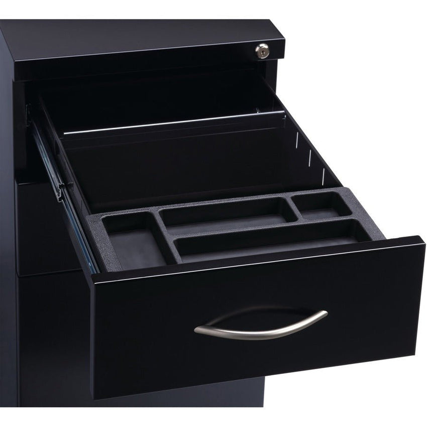Lorell Premium Box/Box/File Mobile File Cabinet with Arch Pull 15"W x 22.9"D x 27.7"H (LLR - LLR79129) - SchoolOutlet