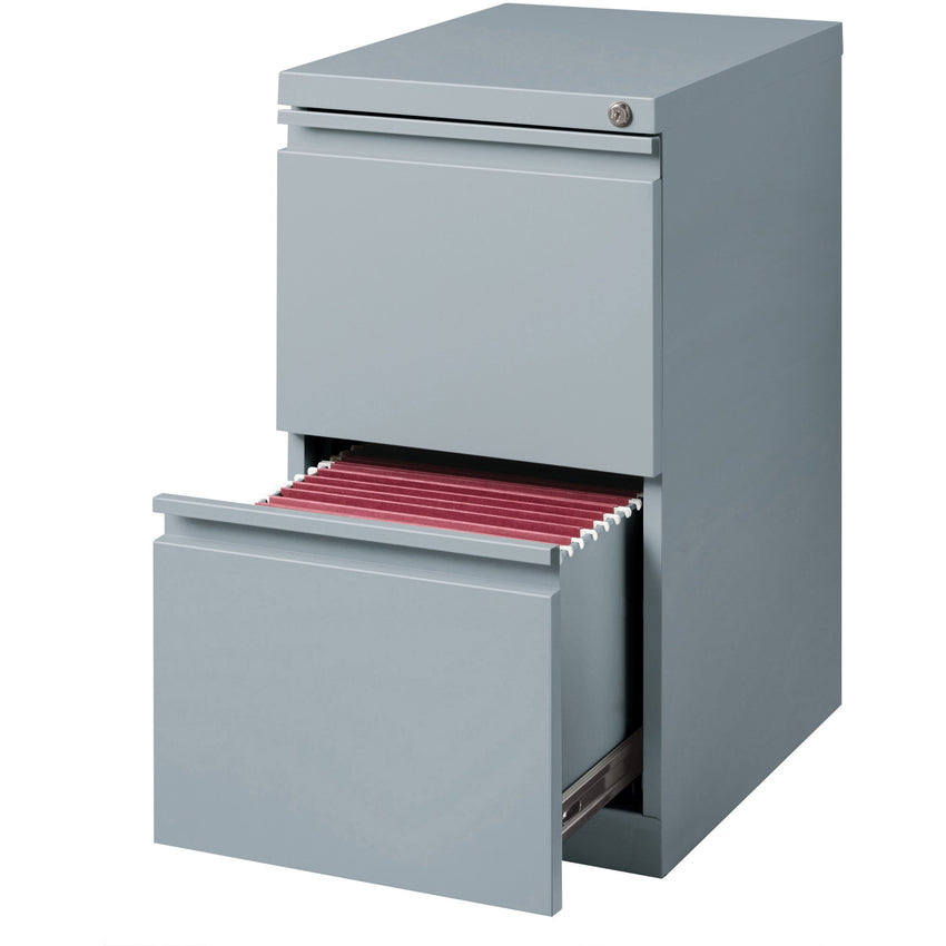 Lorell 20" File/File Mobile File Cabinet with Full - Width Pull 15"W x 19.9"D x 27.7"H (LLR - LLR79136) - SchoolOutlet