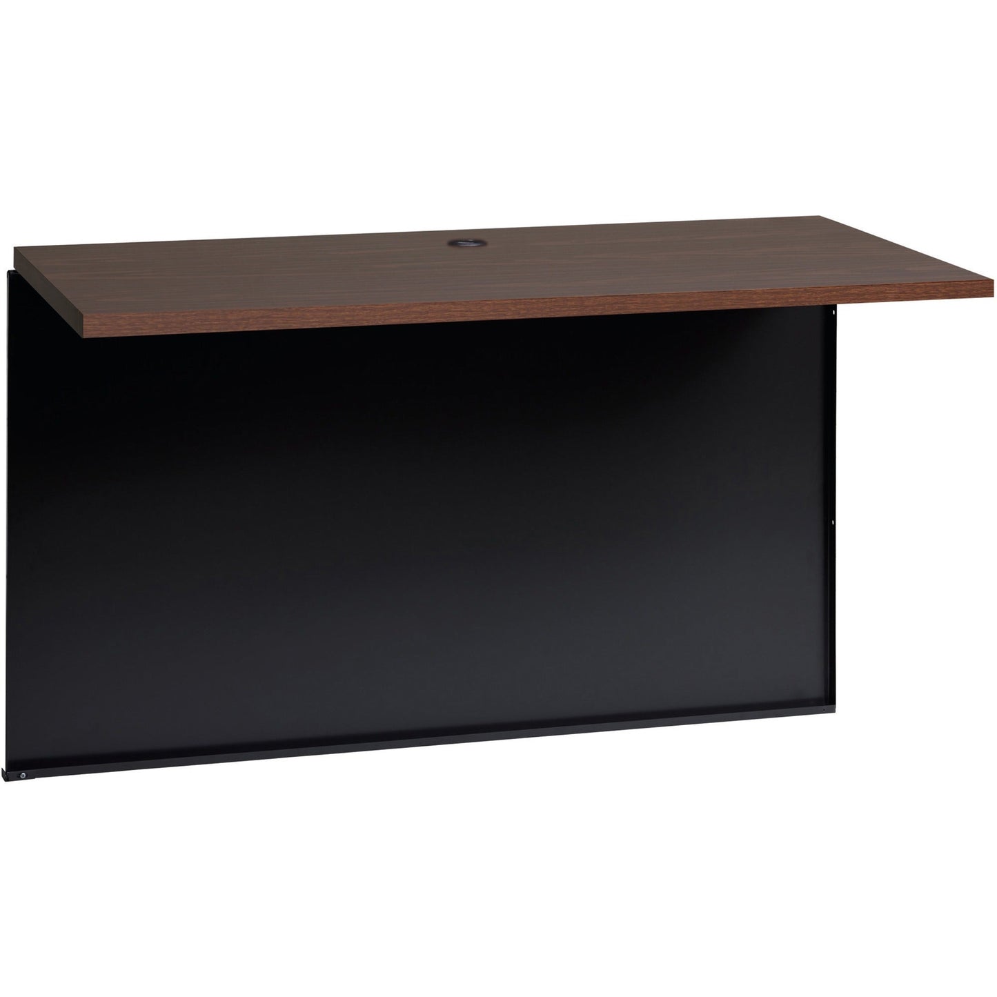 Lorell Fortress Modular Series Bridge Laminate and Black 48"W x 24"D (LLR - LLR7916X) - SchoolOutlet