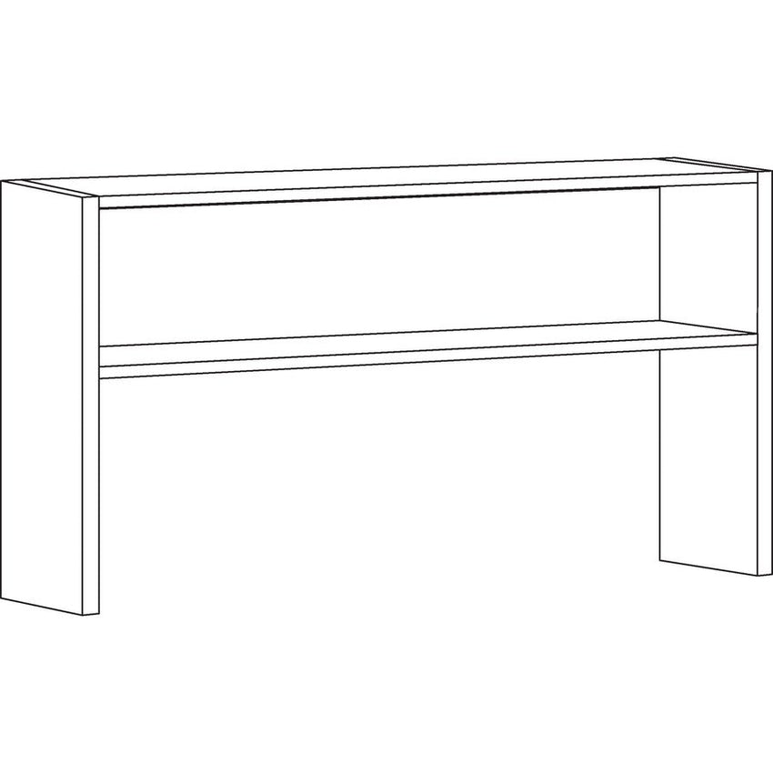 Lorell Fortress Modular Series Steel Stack - on Hutch with Cord Management 72"W (LLR - LLR7916X) - SchoolOutlet
