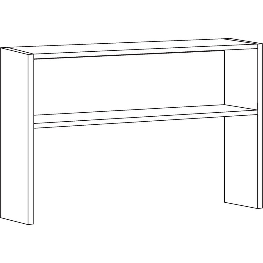 Lorell Fortress Modular Series Steel Stack - on Hutch with Cord Management 60"W (LLR - LLR79170) - SchoolOutlet
