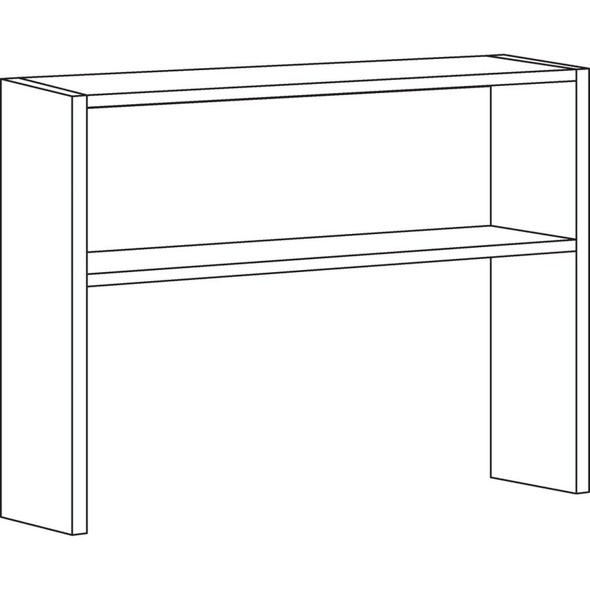 Lorell Fortress Modular Series Steel Stack - on Hutch with Cord Management 48"W (LLR - LLR7917X) - SchoolOutlet