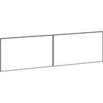 Lorell Fortress Modular Series Stack - On Hutch Door Kit 60 Inch Lockable Steel Doors (LLR - LLR7917X60) - SchoolOutlet