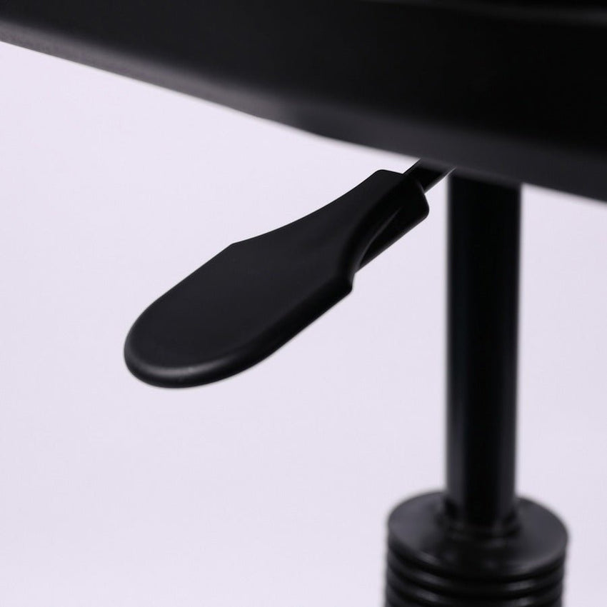 Lorell Millenia Series Adjustable Task Stool with Back Black Drafting Chair with Footring 23.60 - 33.90 "H (LLR - LLR800XX) - SchoolOutlet