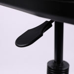 Lorell Millenia Series Adjustable Task Stool with Back Black Drafting Chair with Footring 23.60 - 33.90 
