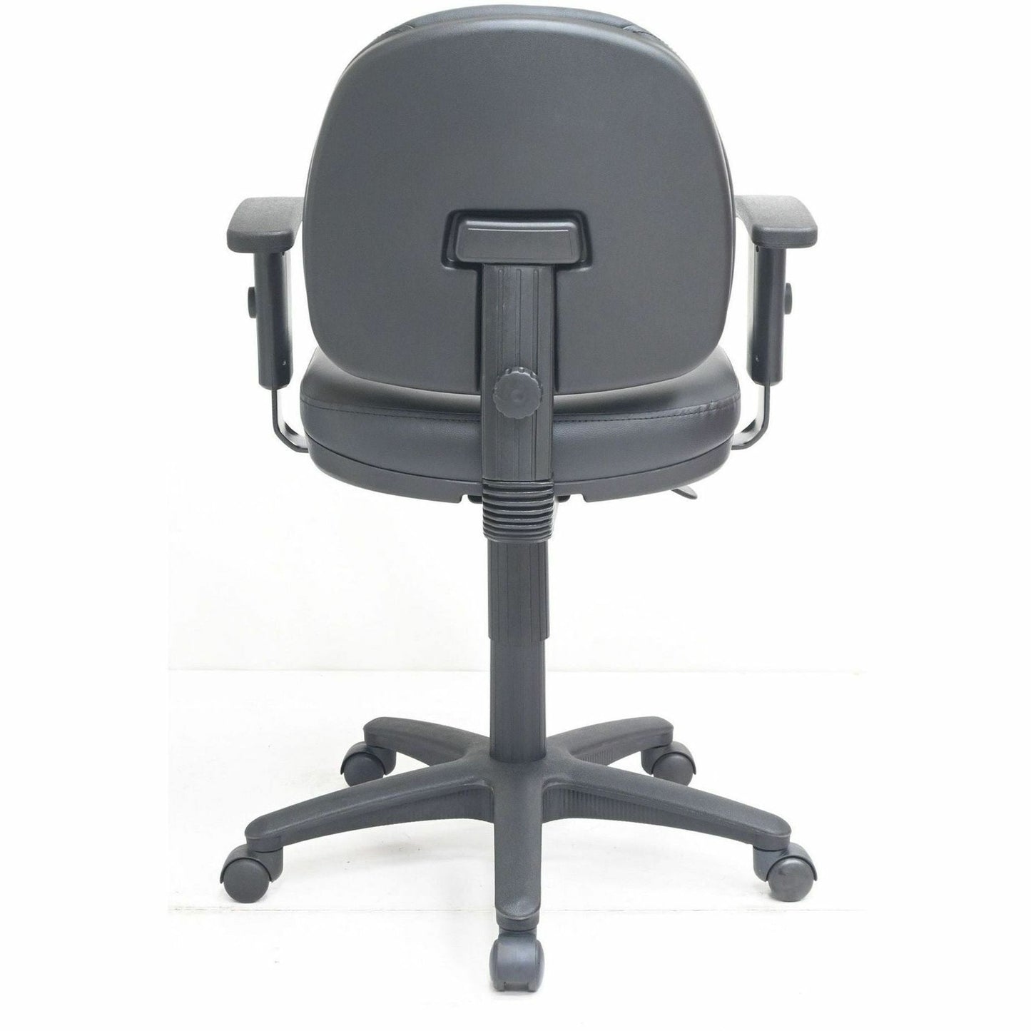 Lorell Millenia Series Pneumatic Adjustable Task Chair with Antibacterial Vinyl 17.3" - 22.4"H (LLR - LLR80014) - SchoolOutlet