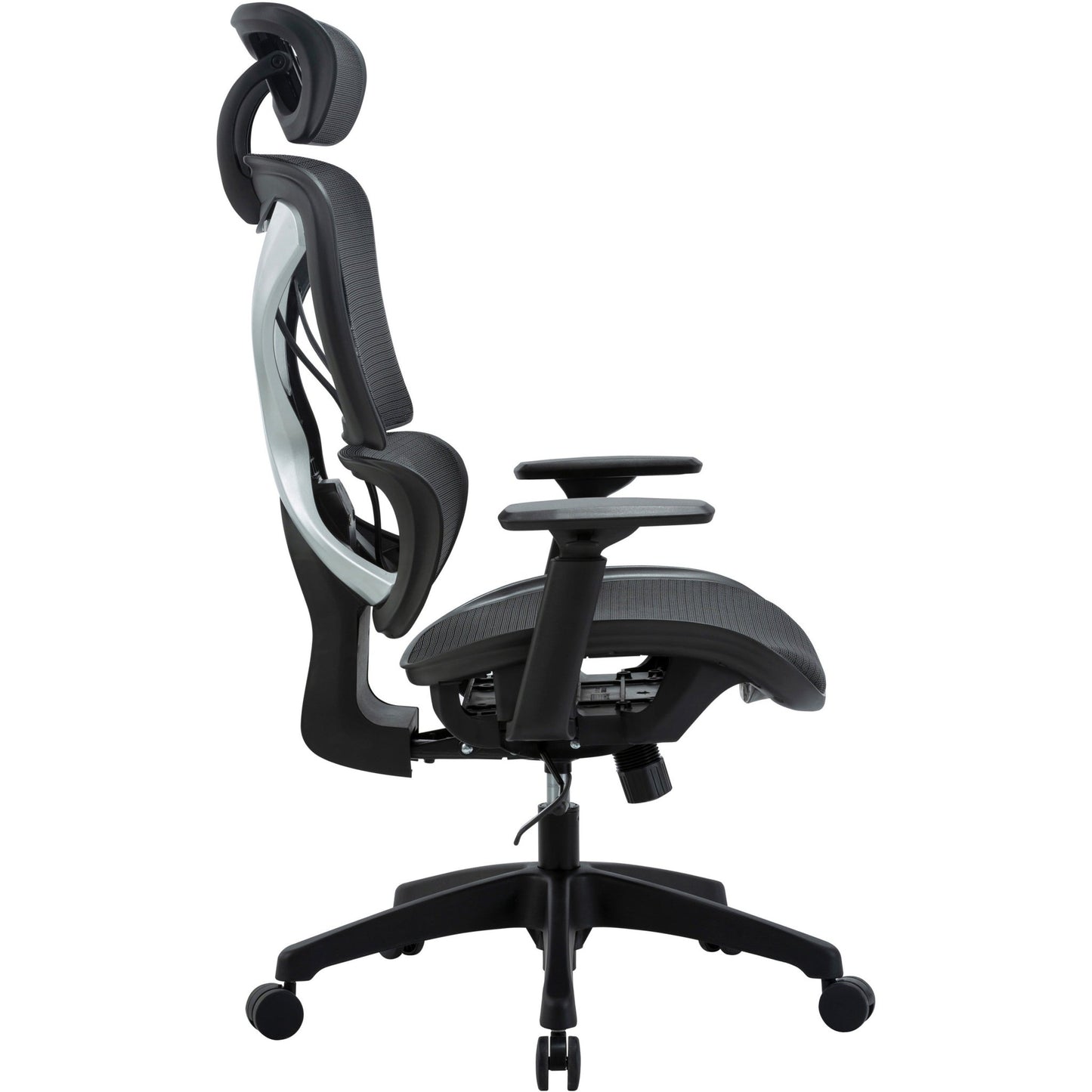 Lorell Millenia Series Pneumatic Adjustable Task Chair with Antibacterial Vinyl 17.3" - 22.4"H (LLR - LLR80014) - SchoolOutlet