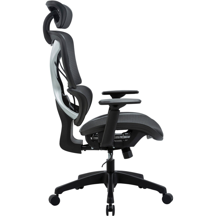Lorell Millenia Series Pneumatic Adjustable Task Chair with Antibacterial Vinyl 17.3" - 22.4"H (LLR - LLR80014) - SchoolOutlet